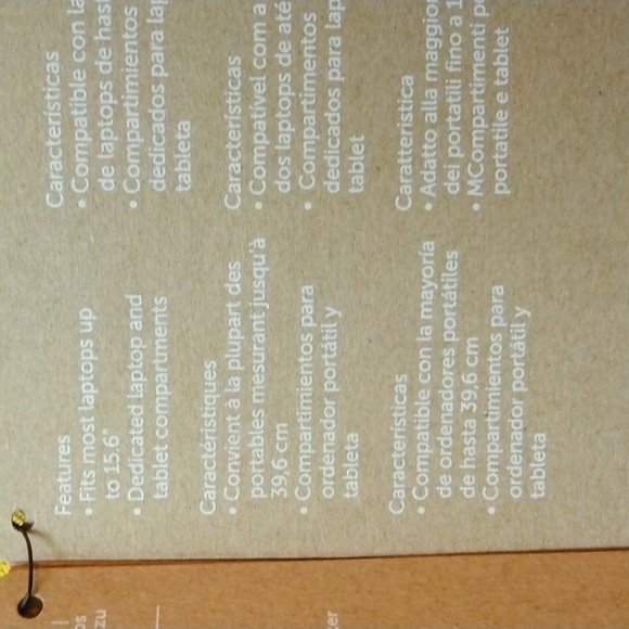 NWT Dell Tek Backpack 15.6" /40 cm Black Many Pockets & Padded Laptop Pocket - Picture 4 of 15